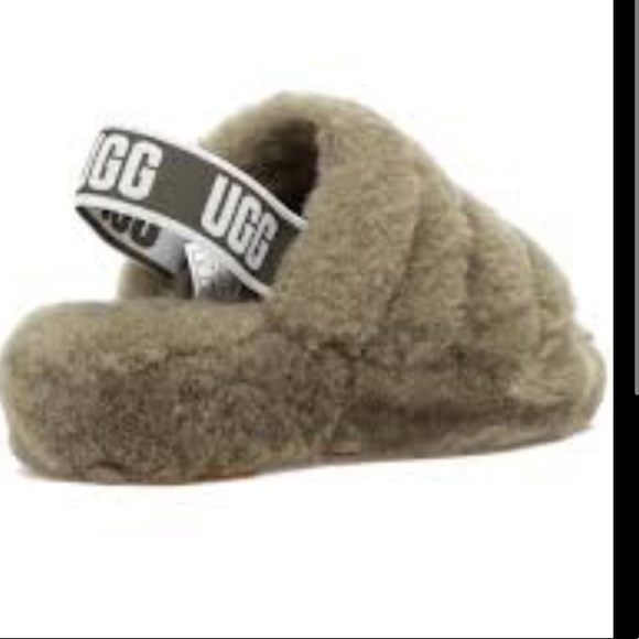 UGG Other - UGG FLUFF YEAH SLIDE Gray